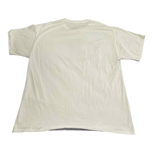 Champion Shirt Mens XL White Blue Big C Logo Graphic Short Sleeve Athletic Tee - Picture 2 of 5